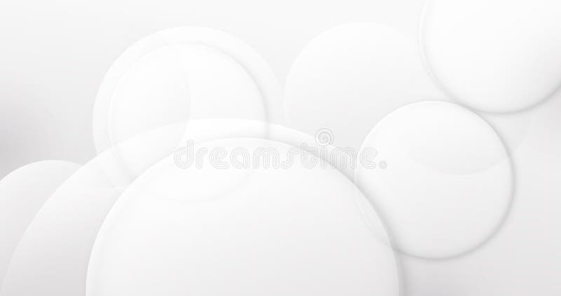 Abstract white and gray circle presentation background. Modern minimal design template. Vector illustration stock illustration