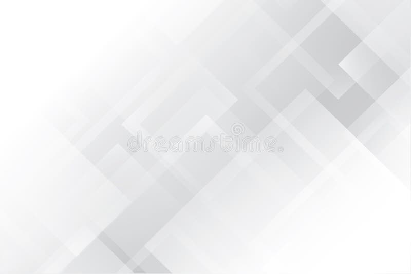 Abstract White and Gray Color. Modern Design Background with Geometric ...