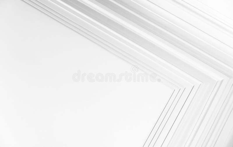 Abstract white minimal architecture background, photo fragment royalty free stock image