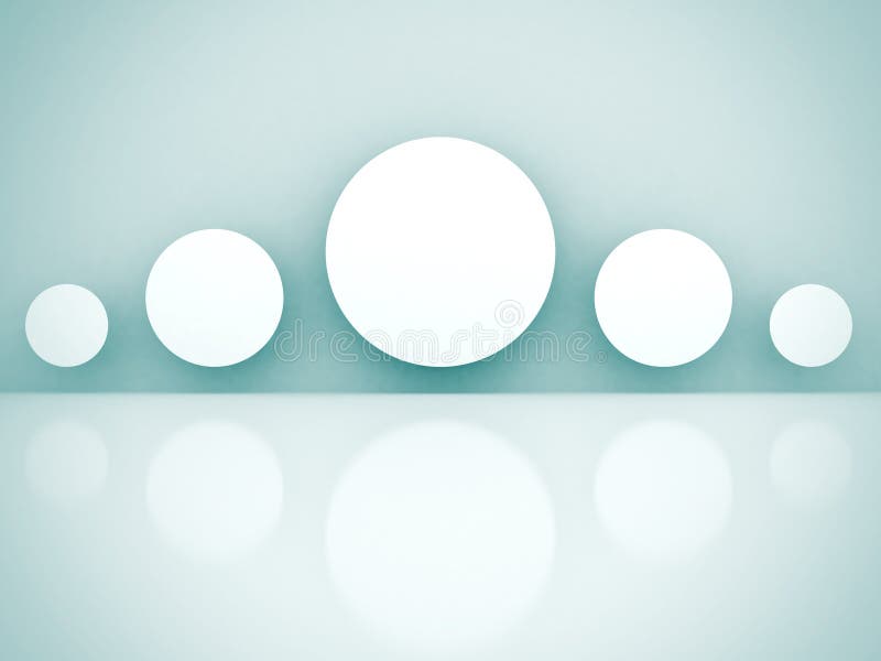 Abstract White Modern Gallery Background royalty free illustration