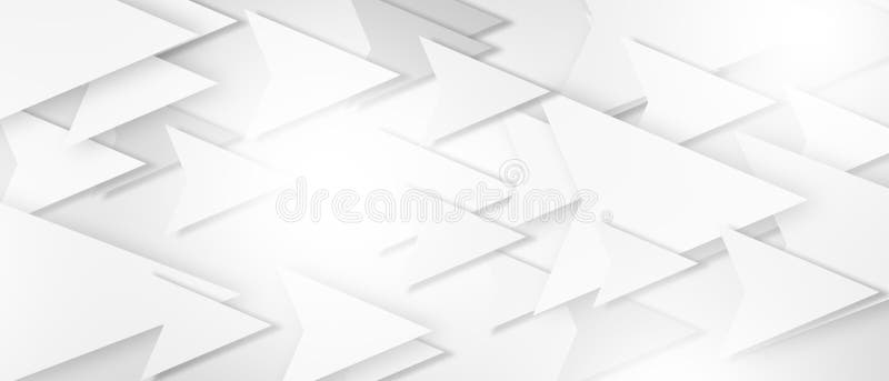 Abstract white monochrome arrows background royalty free illustration