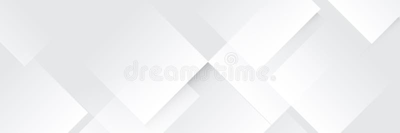 Abstract white square shape with a futuristic concept background. Simple clean minimal banner. Vector vector illustration