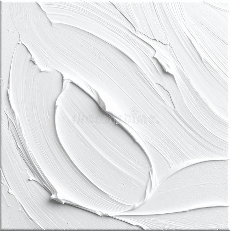 Abstract White Texture with Decorative Plaster on White Background stock illustration
