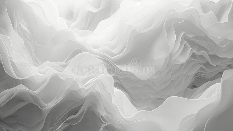 Abstract White Waves Texture stock photography