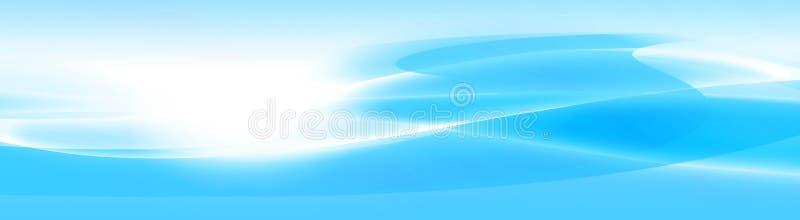 Abstract Wide Light Blue Banner - Background Illustration Stock  Illustration - Illustration of color, banner: 180247930