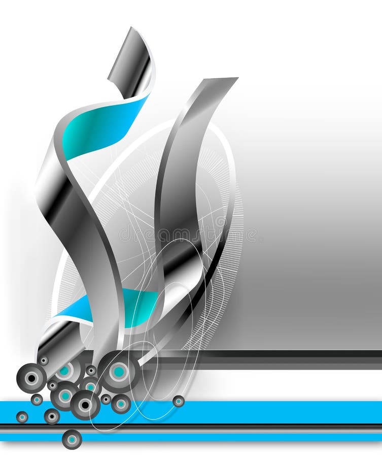 Abstract winter ornaments