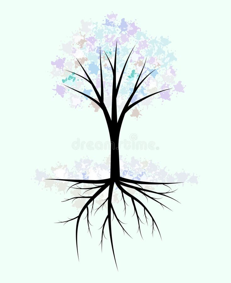 Abstract winter tree stock vector. Illustration of natural 30458779