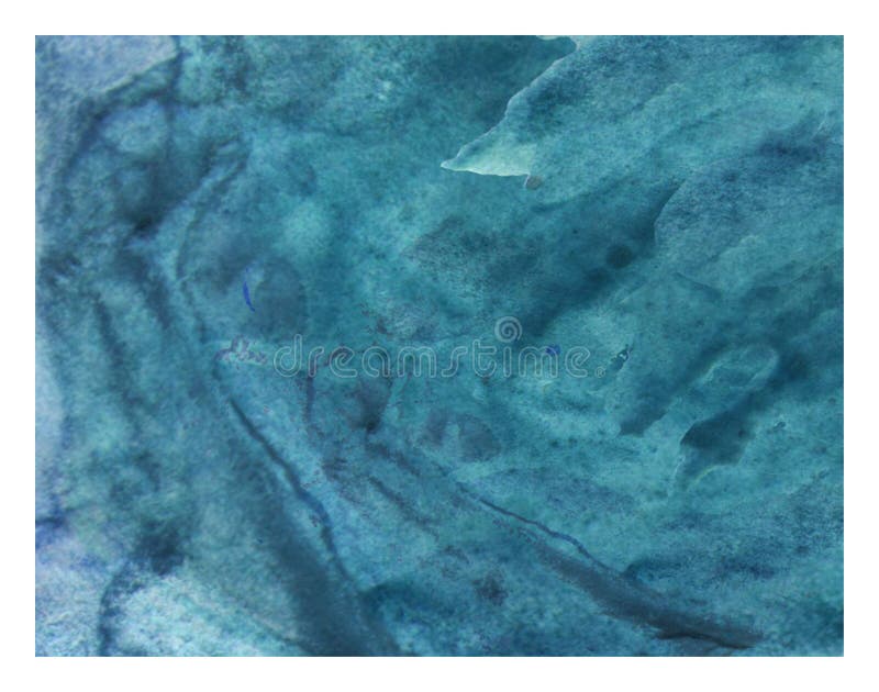 Abstract winter watercolor background in deep blue royalty free illustration