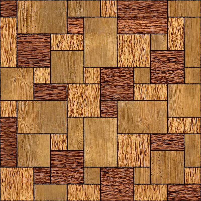 Abstract Wooden Paneling Pattern Seamless Background Wood Texture Stock Illustration 