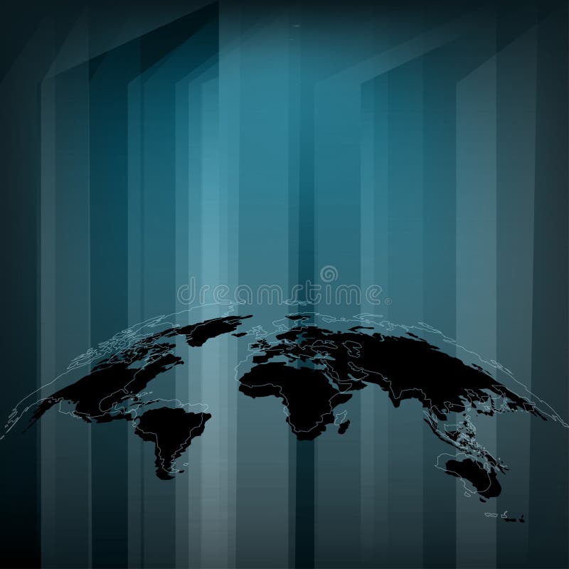 Abstract world map.Background. High tech. Sci-fi technology. vector illustration Abstract world map.Background. High tech. Sci-fi technology. vector illustration