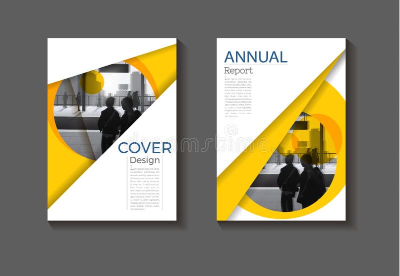 Abstract yellow background modern cover design modern book cover Brochure cover template,annual report, magazine and flyer layout royalty free illustration.