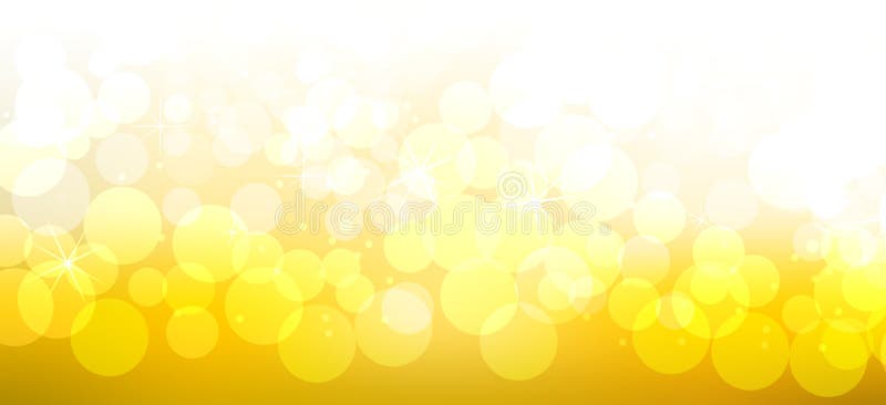 Abstract yellow bokeh vector background vector illustration Abstract yellow bokeh vector background vector illustration