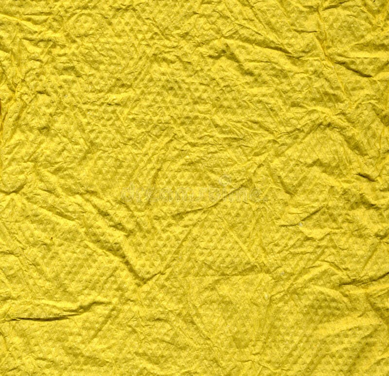 Abstract yellow colored image with crumpled texture. Abstract yellow colored image with crumpled texture