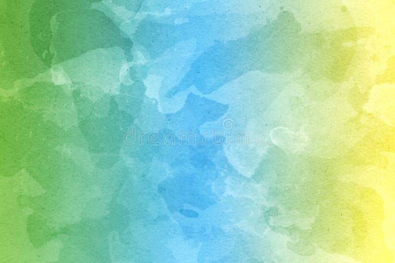 Abstract Yellow, Green and Blue Watercolor Background stock image Abstract Yellow, Green and Blue Watercolor Background stock image