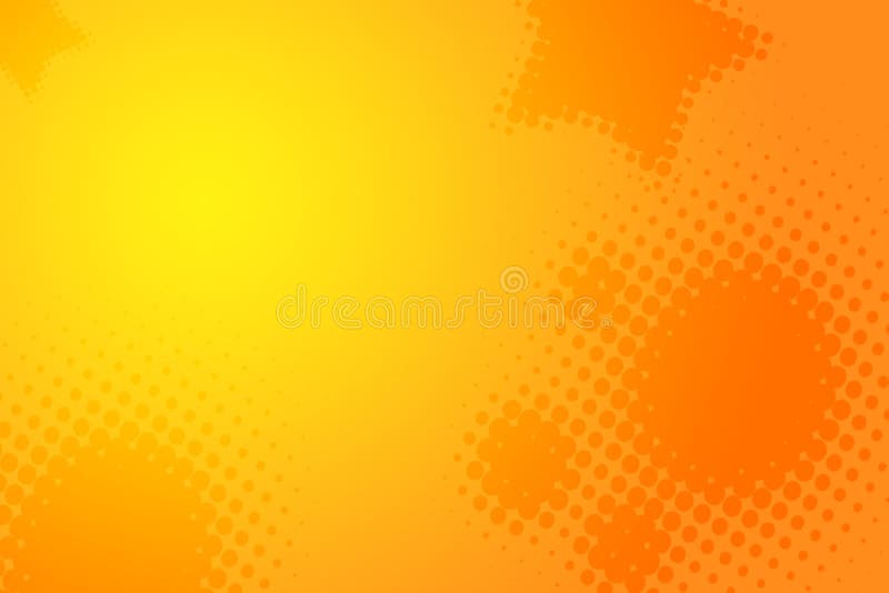 Abstract Yellow Orange Background Stock Illustration - Illustration of