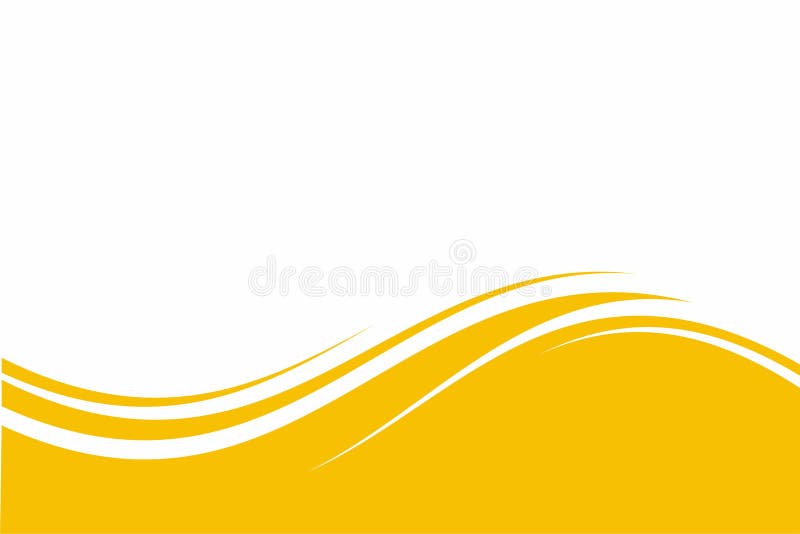 Abstract Yellow White Wave Background Design Stock Vector - Illustration of  bright, empty: 176519321