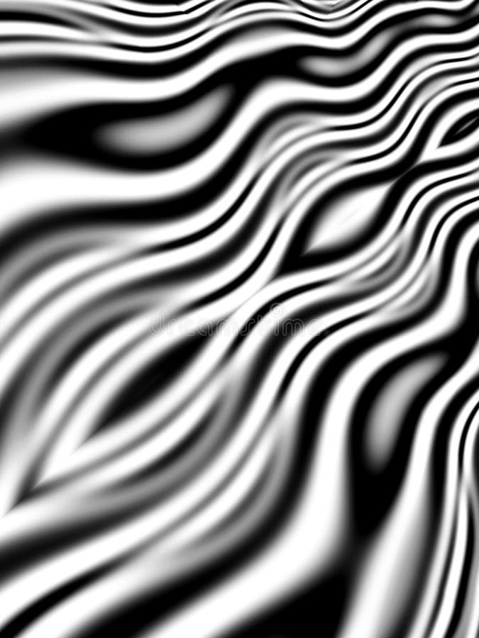 Abstract Zebra Stripes Pattern