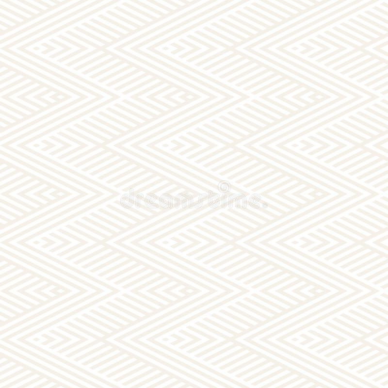 Abstract ZigZag Stripes. Stylish Ethnic Ornament. Vector Seamless Pattern. Repeating Subtle Background royalty free illustration Abstract ZigZag Stripes. Stylish Ethnic Ornament. Vector Seamless Pattern. Repeating Subtle Background royalty free illustration