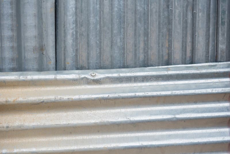 Abstract Zinc Rust Fence in the Outdoors. Thailand. Stock Photo Image of galvanized, rough