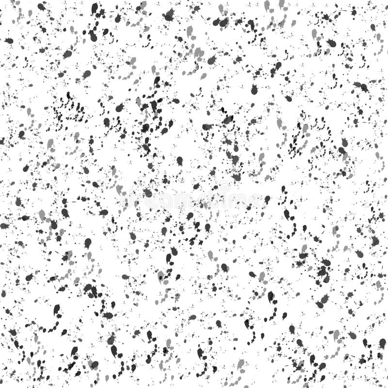 Abstract Zwarte en Grey Grunge Splashes Texture op Witte Achtergrond stock illustratie Abstract Zwarte en Grey Grunge Splashes Texture op Witte Achtergrond stock illustratie