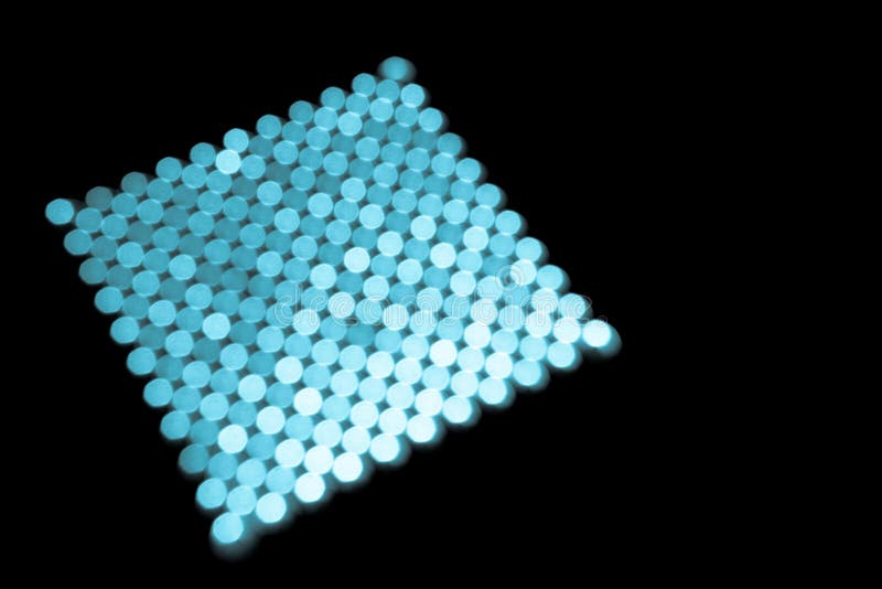 Abstracte achtergrond, blauwe cirkels in een vierkant op zwarte royalty-vrije stock afbeelding Abstracte achtergrond, blauwe cirkels in een vierkant op zwarte royalty-vrije stock afbeelding