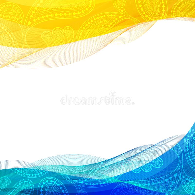 Vector. Abstract background, blue and yellow transparent waved line brochures, website, flyer design. Blue and yellow smoke wave. Vector. Abstract background, blue and yellow transparent waved line brochures, website, flyer design. Blue and yellow smoke wave.