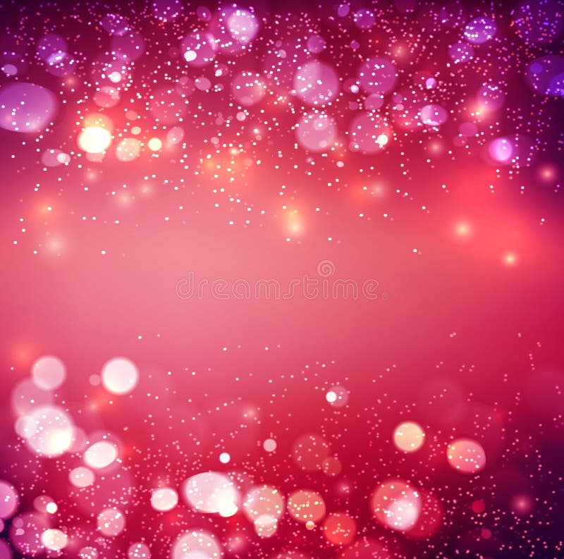 Abstract defocused christmas background. Festive elegant abstract background with pink bokeh lights. Abstract defocused christmas background. Festive elegant abstract background with pink bokeh lights