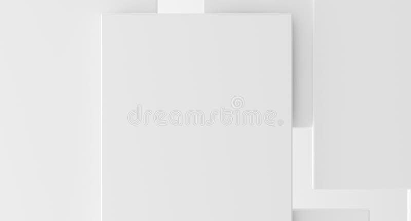 Abstracte achtergrond met rechthoeken royalty-vrije illustratie