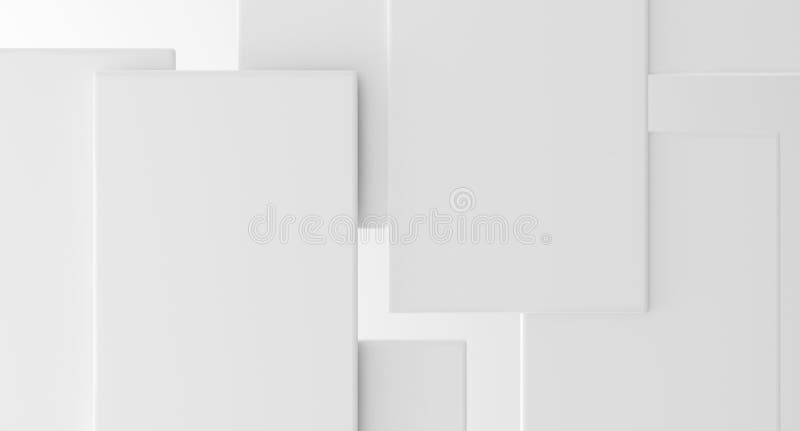 Abstracte achtergrond met rechthoeken stock illustratie