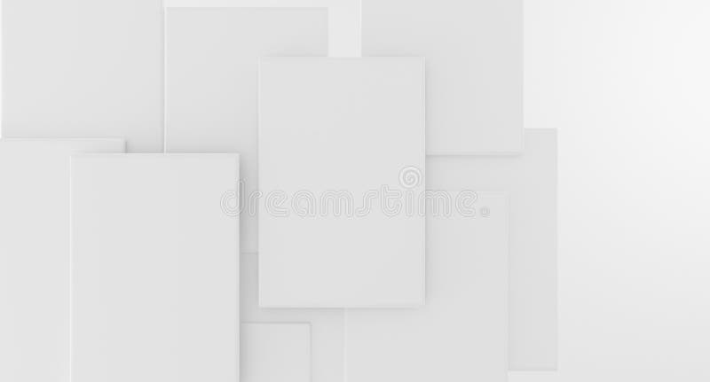 Abstracte achtergrond met rechthoeken royalty-vrije illustratie