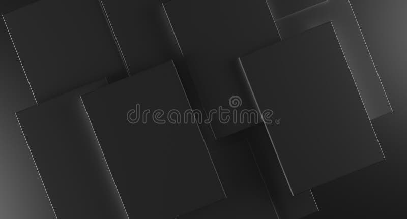 Abstracte achtergrond met rechthoeken stock illustratie