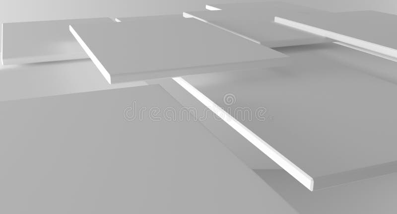 Abstracte achtergrond met rechthoeken royalty-vrije illustratie