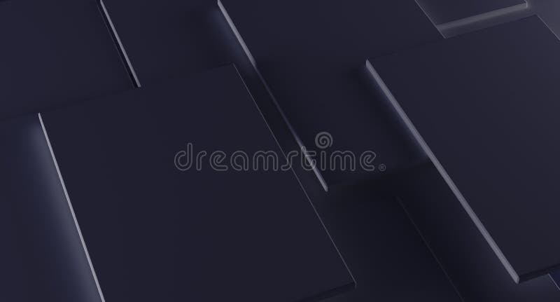 Abstracte achtergrond met rechthoeken stock illustratie