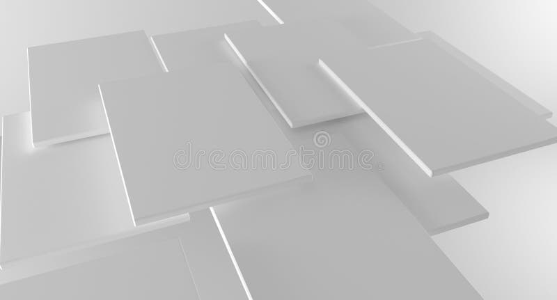 Abstracte achtergrond met rechthoeken royalty-vrije illustratie