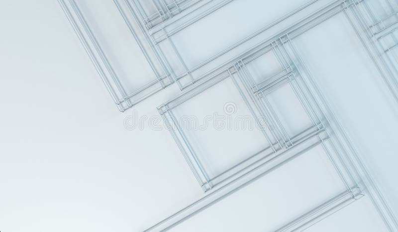 Abstracte Achtergrond met Rechthoekkaders stock illustratie