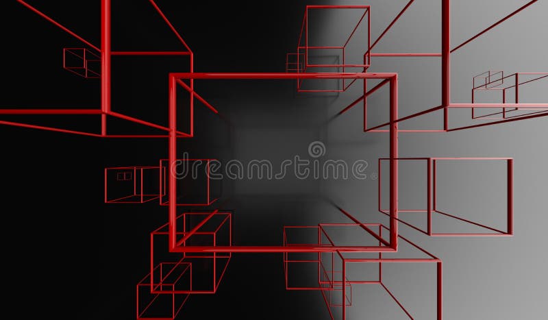 Abstracte Achtergrond met Rechthoekkaders vector illustratie