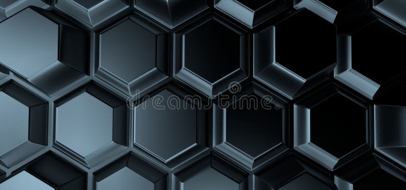 Abstracte achtergrond met zeshoeken vector illustratie