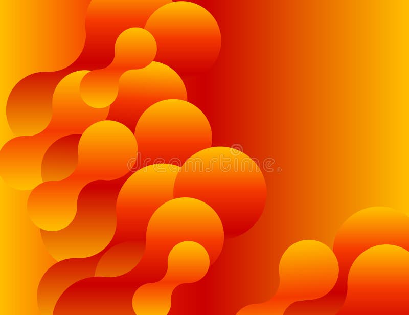 abstracte achtergrond Ronde cijfers aangaande een oranje achtergrond stock illustratie abstracte achtergrond Ronde cijfers aangaande een oranje achtergrond stock illustratie