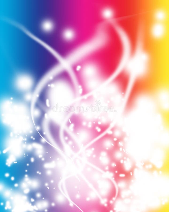 Abstracte achtergrond van kleurrijke gloeiende lichten vector illustratie