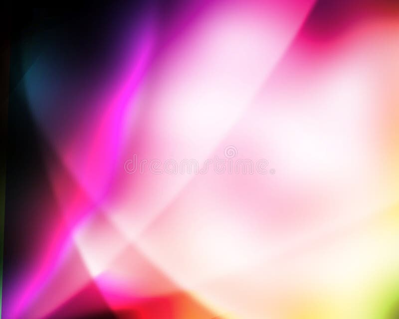 Abstracte achtergrond van kleurrijke gloeiende lichten royalty-vrije illustratie