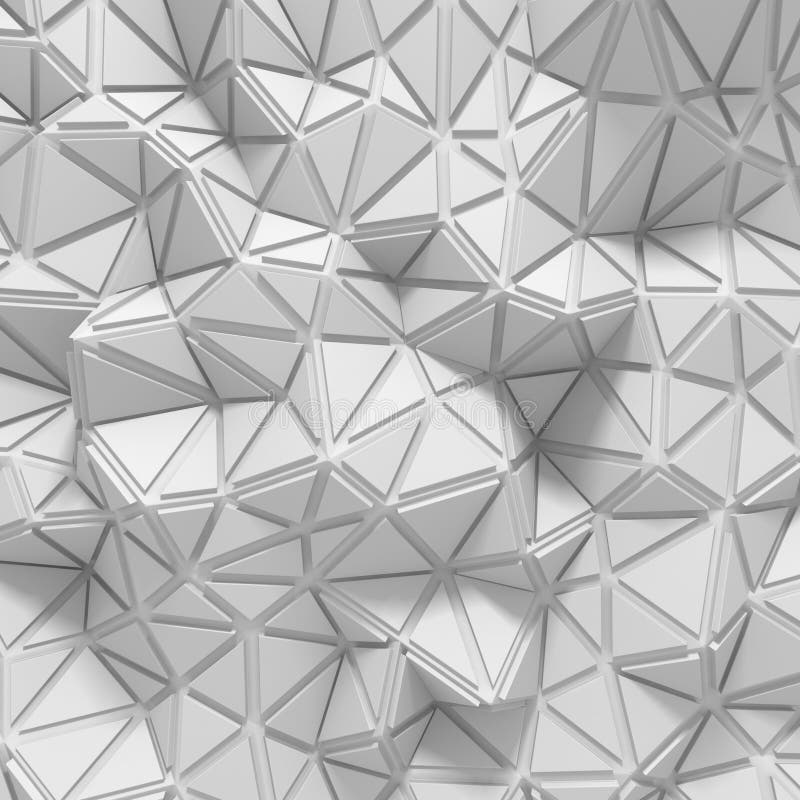 Abstracte architecturale witte driehoeks lage polyachtergrond vector illustratie Abstracte architecturale witte driehoeks lage polyachtergrond vector illustratie