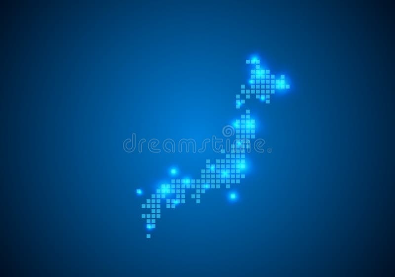 Abstracte blauwe achtergrond met kaart, Internet-lijn, verbonden punten kaart met puntknopen Het globale concept van de netwerkve vector illustratie Abstracte blauwe achtergrond met kaart, Internet-lijn, verbonden punten kaart met puntknopen Het globale concept van de netwerkve vector illustratie