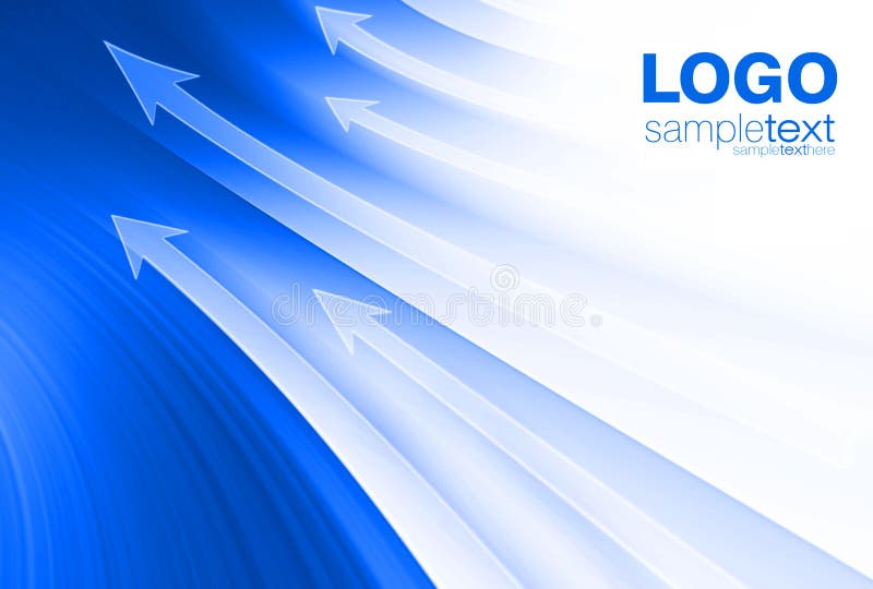 Abstracte blauwe pijlenachtergrond stock illustratie Abstracte blauwe pijlenachtergrond stock illustratie