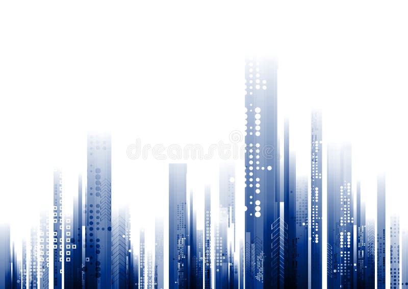 Abstracte blauwe technologie-meetkundeachtergrond vector illustratie Abstracte blauwe technologie-meetkundeachtergrond vector illustratie
