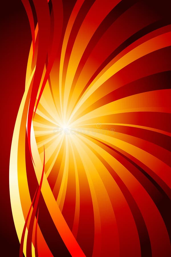 Vector illustration of Abstract Fire. Vector illustration of Abstract Fire