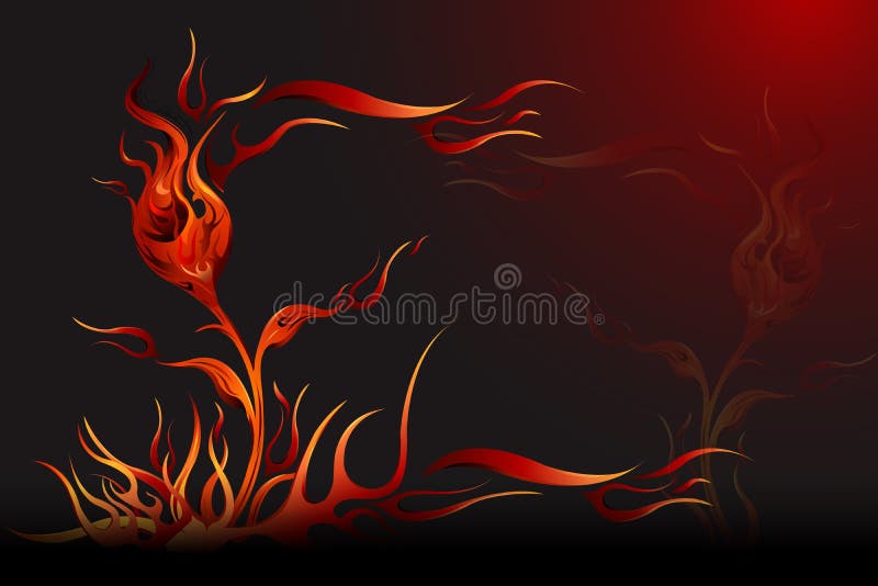 Illustration of abstract fire background. Illustration of abstract fire background