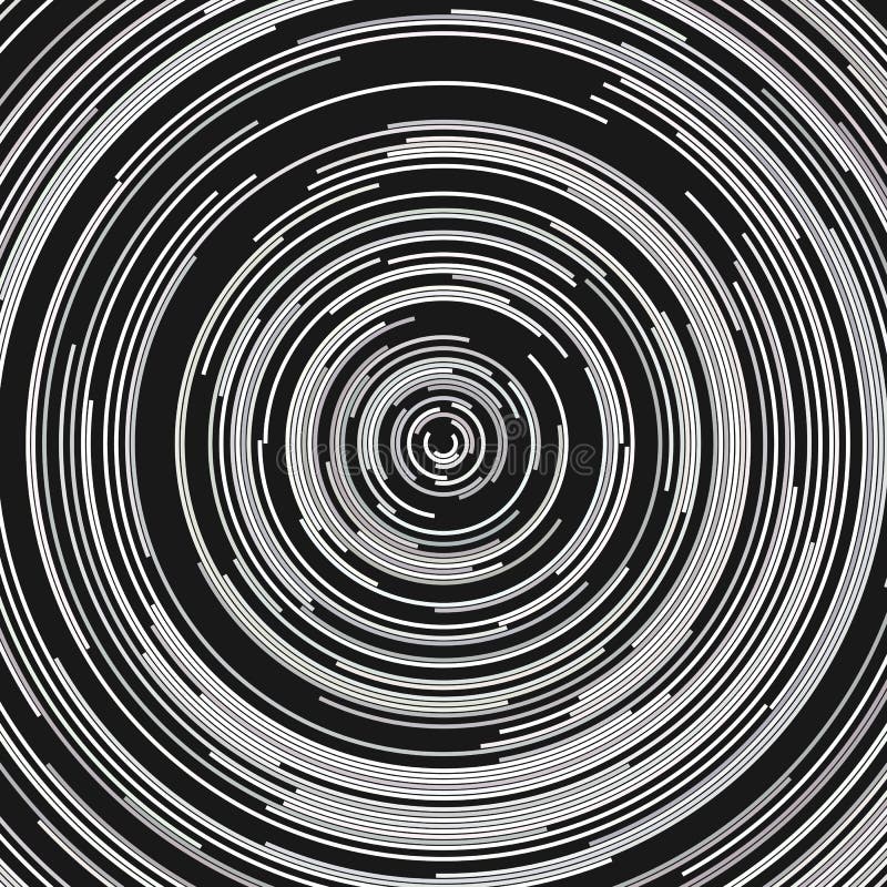 Abstracte cirkelachtergrond - vectorafbeeldingen van halve cirkels stock illustratie Abstracte cirkelachtergrond - vectorafbeeldingen van halve cirkels stock illustratie