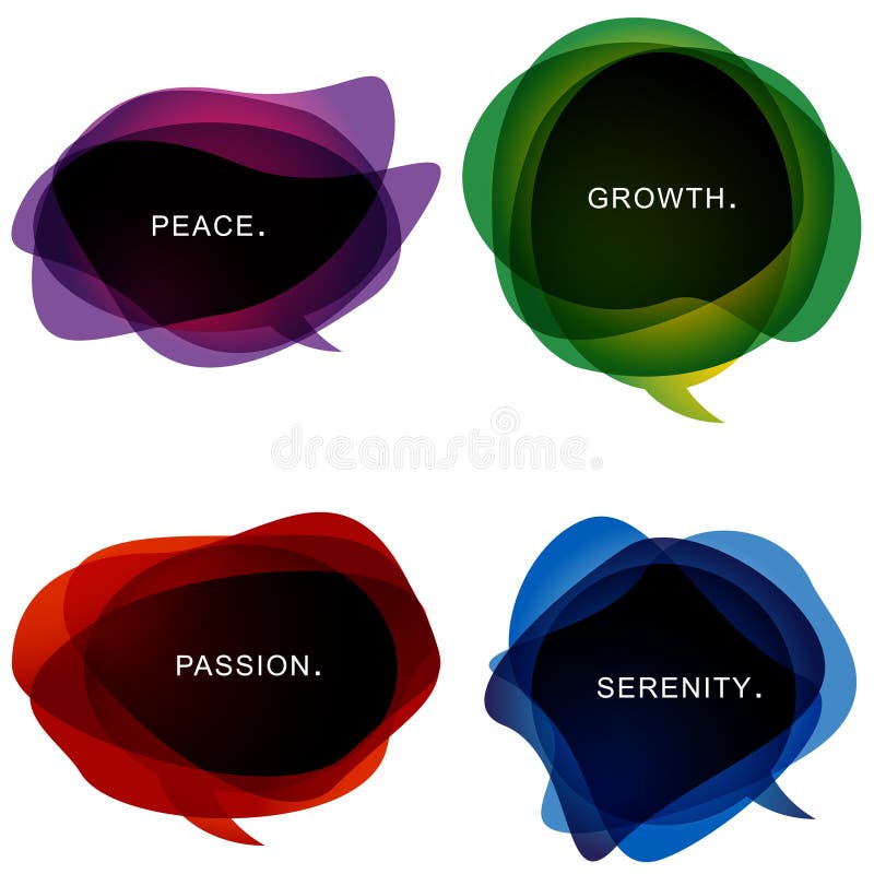 Abstracte Communicatie Bellen vector illustratie Abstracte Communicatie Bellen vector illustratie