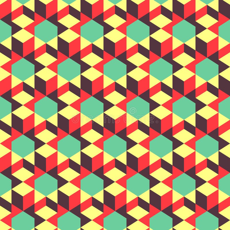 Abstracte 3d geometrische achtergrond mozaïek Vector royalty-vrije illustratie Abstracte 3d geometrische achtergrond mozaïek Vector royalty-vrije illustratie