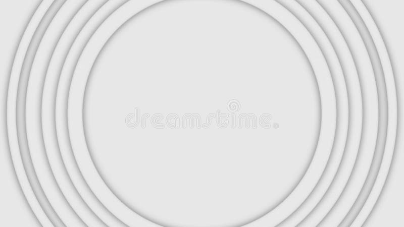 Abstracte driedimensionele cirkelsbeweging op witte achtergrond animatie De bulklaag spiraalvormige cirkels pulseren binnen stijg stock foto's Abstracte driedimensionele cirkelsbeweging op witte achtergrond animatie De bulklaag spiraalvormige cirkels pulseren binnen stijg stock foto's